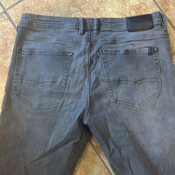 Buffalo Straight Stretch Grey Jeans - Picture 4 of 5